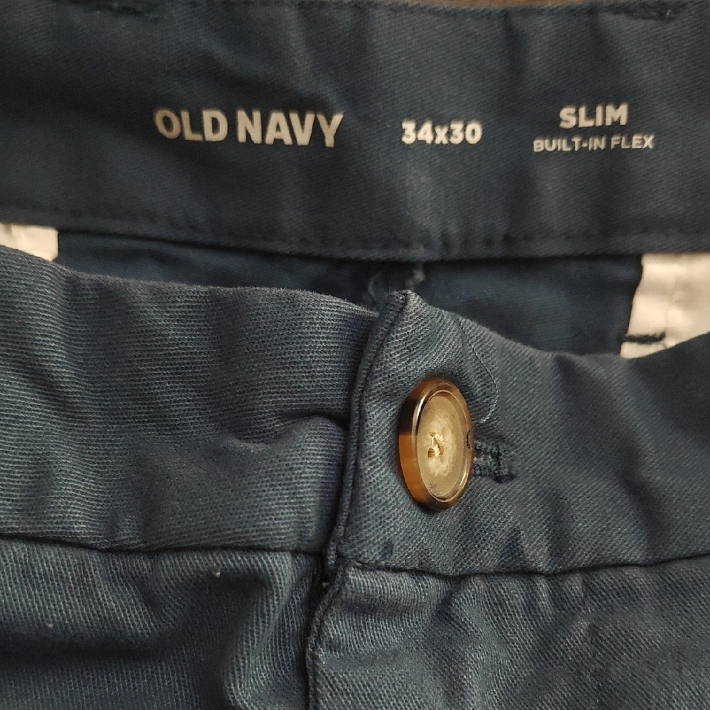 Old Navy Blue Chinos Slim Fit